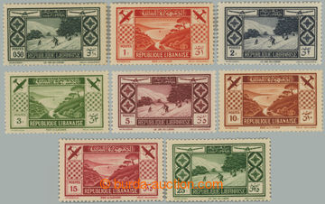 249835 - 1936 Mi.196-203, letecké Cestovní ruch 0,50 - 25Pia; po n