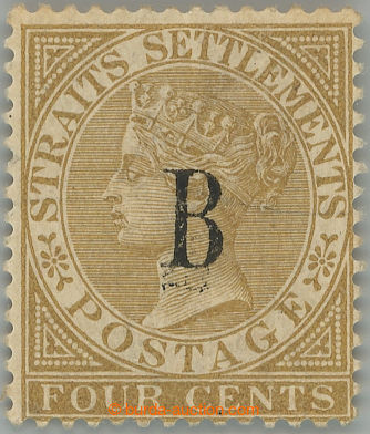 249851 - 1883 BANGKOK / SG.17, Viktorie 4c světle hnědá; bezvadný