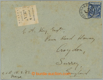 249858 - 1897 letter to England from Menga, with Uganda Protectorate 