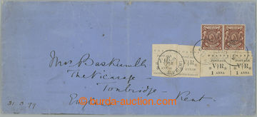 249860 - 1899 heavier letter of larger format to England, franked wit