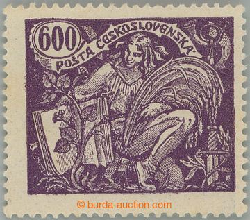 249939 -  Pof.169B, 600h dark violet, comb perforation 13¾ : 13½; m