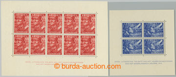 250082 - 1942 Mi.Bl.1+2, both souvenir sheets LEGIONEN NEDERLAND; VF,