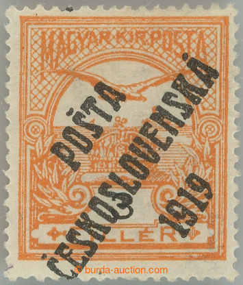 250118 -  Pof.91, 3f oranžová / černá, III. typ; hezký odstín, 