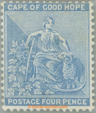 250151 - 1871 SG.30b, Allegory Hope 4P ultramarine, wmk CC; c.v.. £4