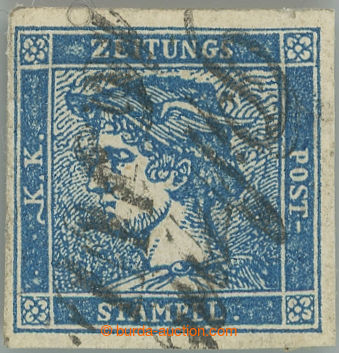 250306 - 1851 Ferch.6IIIa, Blue Mercury 0,6Kr type IIIa; very fine pi