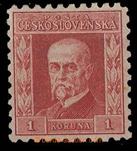 25034 - 1925 Pof.199y, IV.typ, s pruhy, průsvitka 5, zk. Gilbert.
