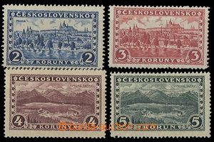 25036 - 1926 Pof.229-232, Praha, Tatry, bez průsvitky, kat. 560Kč.