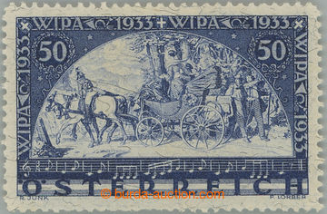 250368 - 1933 ANK.556, WIPA 50+50gr, granite paper; hinged, c.v.. * 4