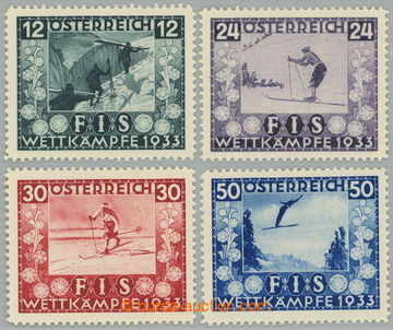 250370 - 1933 ANK.551-554, FIS I.; kompletní série po nálepce, kat