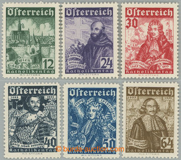 250371 - 1933 ANK.557-562, Catholics; hinged, c.v.. for * 225€