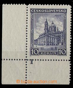 25038 - 1929 Města a krajiny  Pof.257a, modrofialová, DZ 1, lehká