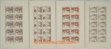 250488 - 1956 Pof.PL968-971, Costumes III.; complete set, value 1,95K