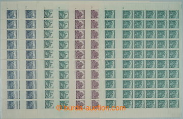 250554 - 1939-1940 ARCHOVINA / Pof.28-30, 41, sestava 8 kompletních 