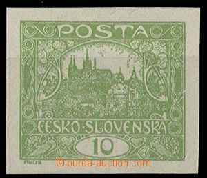 25067 -  Pof.6N, 10h green imperforated, exp. by Stupka., c.v.. 600C