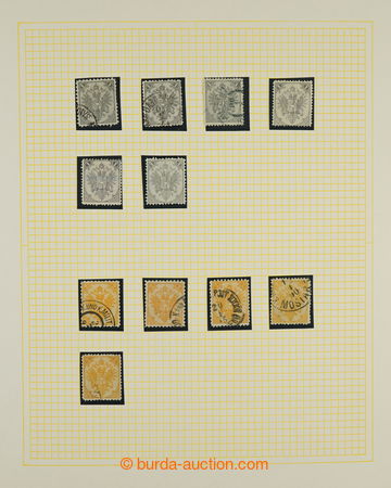 250741 - 1875-1918 [COLLECTIONS]  specialized collection on 61 pages 