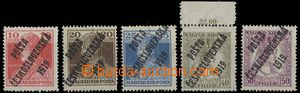 25078 -  Pof.119-123, 1x zk. Šablatúra, kat. 1100 Kč
