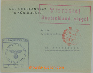 250932 - 1941 VIKTORIA! Deutchland siegt!, červené rámečkové raz