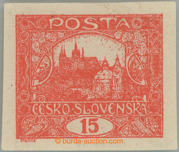 250939 -  Pof.7Nd, 15h vermilion, pos. 52/5; mint never hinged, exp. 