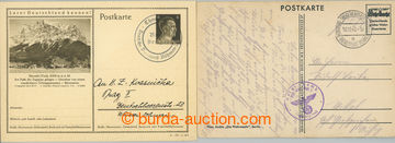 250953 - 1940 THERESIENSTADT / DD BuM, dva druhy razítek německé s