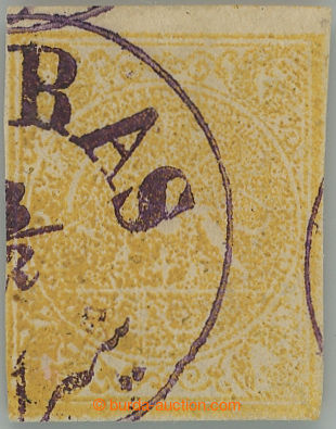 251003 - 1876 Sc.20, Persifila 17, Lion 4Kr yellow, fine piece with f