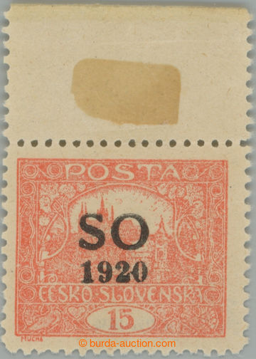 251056 -  Pof.SO5E IIs, Hradčany 15h bricky red, stamp. with upper m