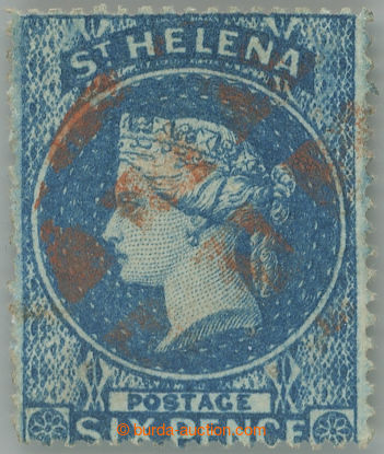 251111 - 1861 SG.2, Victoria 6P blue, clear „CLEAN CUT“ perforati