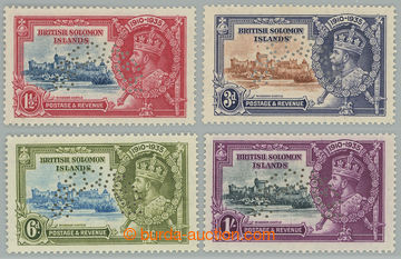 251133 - 1935 SG.53s-56s, Silver Jubilee 1½P - 1Sh, SPECIMEN; bezvad