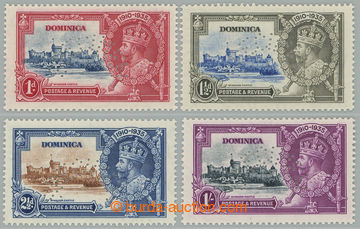 251137 - 1935 SG.92s-95s, Silver Jubilee 1P-1Sh, SPECIMEN; bezvadné,