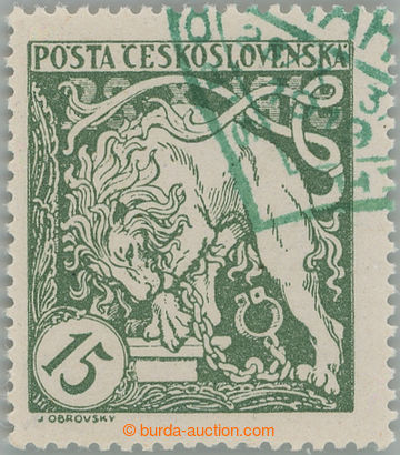 251200 -  Pof.27Aaq, Lion Breaking its Chains 15h light green with li