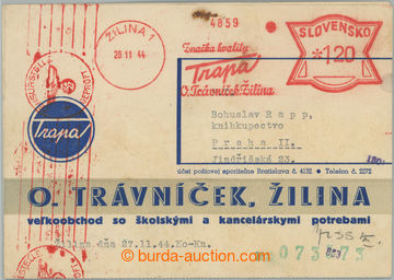 251204 - 1944 OVS Trapa, fy. O. Trávníček, Žilina, firemní líst