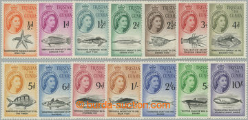 251253 - 1960 SG.28-41, Alžběta II. - Mořský život ½d - 10Sh; k