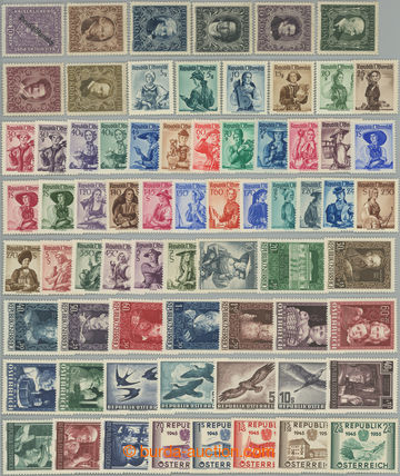 251265 - 1919-1955 SESTAVA / jednotlivých zn. i kompletních sérií