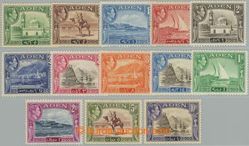 251270 - 1939-1948 SG.16-27, Jiří VI. - Motivy ½A - 10Rs; kompletn