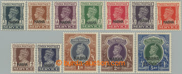 251323 - 1940-1943 SG.O55-O68, official George VI. with overprint NAB