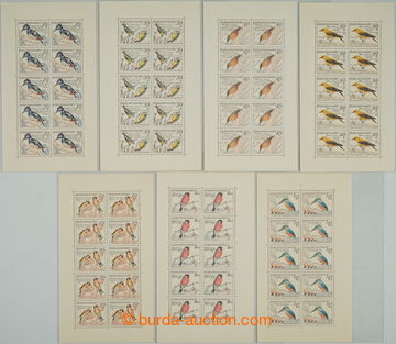 251398 - 1959 Pof.PL1078-1084, Birds, complete set of; sporadically u