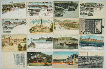251430 - 1890-1930 [SBÍRKY]  sestava cca 250ks pohlednic malého for