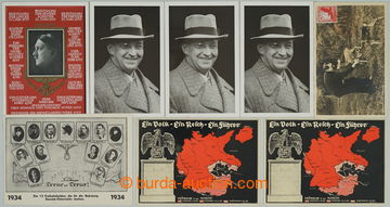 251484 - 1938-1939 sestava 8ks propagandistických pohlednic, 3x Konr