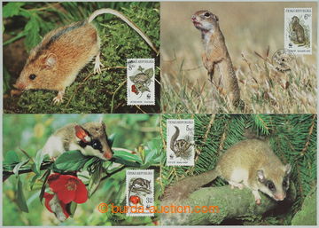 251675 - 1996 CM 10-13A, Nature Protection, comp. of 4 Ppc with small