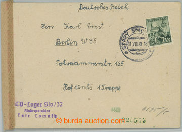 251712 - 1943 KINDERLANDVERSCHICKUNG TATRA-LOMNITZ / KLV-Lager Slo/32