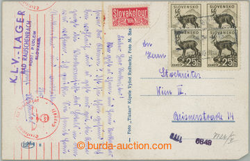 251715 - 1943 KINDERLANDVERSCHICKUNG BAD RAUSCHENBACH/ postcard sent 