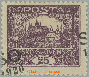 251783 -  Pof.SO8C over-printing plate, 25h violet with comb perforat