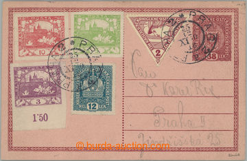 251873 - 1918 CPŘ9 (Hirsch PC8), dopisnice potrubní pošty Znak 38h