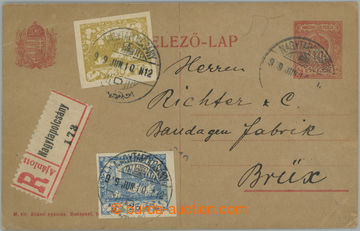 251874 - 1919 CPŘ33 (Hirsch PC112), dopisnice 10f červená zaslaná