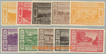 252081 - 1932 AIRMAIL STAMPS Sc.C72-C76, Leon-Sauce 15C-1Cor + RAILWA