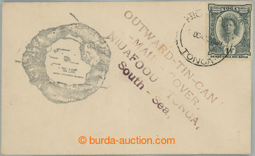 252088 - 1938 TIN CAN MAIL / letter sent by TIN CAN MAIL with 1½p wi