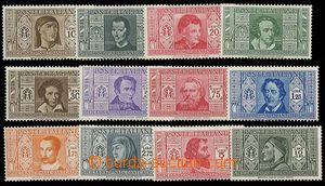 25216 - 1932 Mi.373 - 384, kompl. série, stopy po nálepce, kat. 20