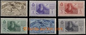 25218 - 1932 Mi.385 - 390, letecké, kompl. série, slabé stopy po 