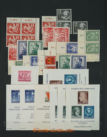 252241 - 1949-1956 [COLLECTIONS]  valuable selection on 2 pages from 