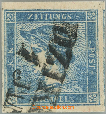 252367 - 1851 Ferch.6Ia, Modrý Merkur 0,6Kr typ Ia, světle modrá, 