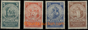 25239 - 1924 Mi.351 - 354, Nothilfe, kompl. série, nálepky, kat. 4